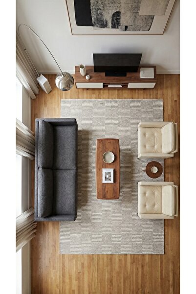 Halispecial Epica Sisal Kilim-Krem/Bej-Dekoratif-Salon,Oturma Odası,Koridor-H...