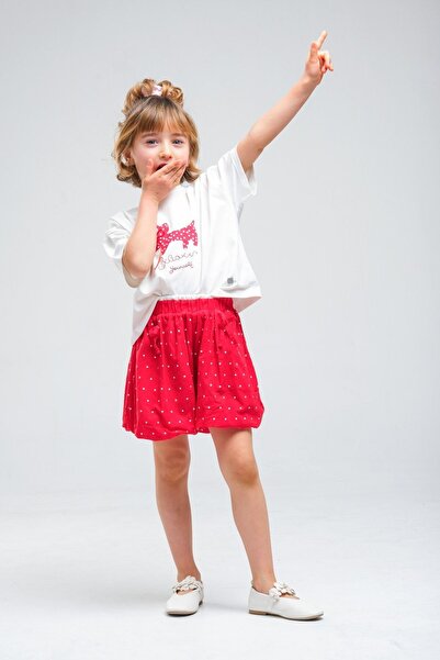 HAUSEkids 4-8 Years Cherry Cate Girls' Set-Red