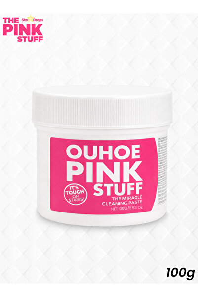 OUHOE PINK STUFF معجون تنظيف متعدد الأغراض 100 غرام للمطبخ والحمام والبلاط وا...