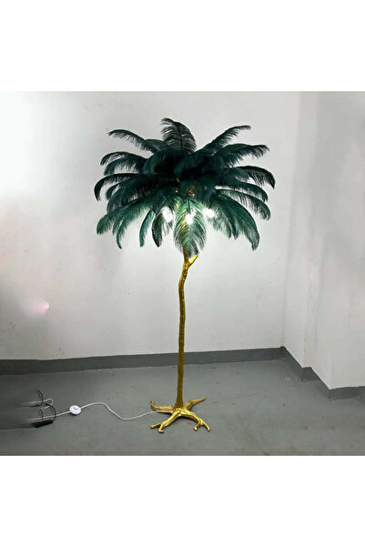 ALC-Shop Lampadar Pene Politis 1x E27 170cm Verde Inchis