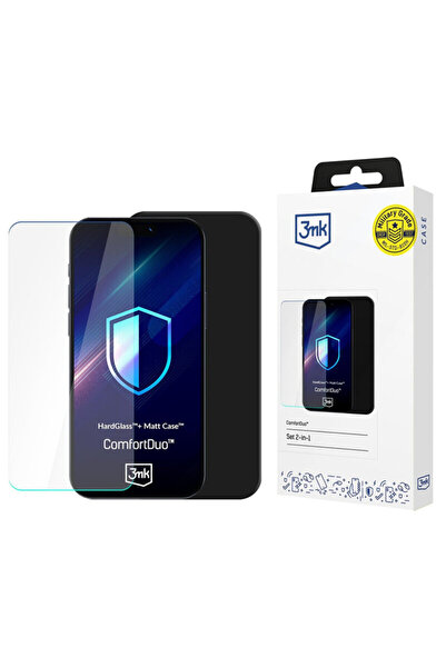 3MK [Φιλμ για γυαλί + θήκη] Samsung Galaxy S26 ComfortDuo, μαύρο