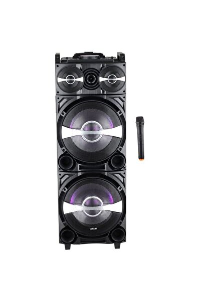 AKAI DJ-222 Portable Speaker with Bluetooth, DJ Effect, Trolley