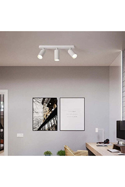 ALC-Shop Lustra Joom cu Proiector Liniar 3XGU10 Alb