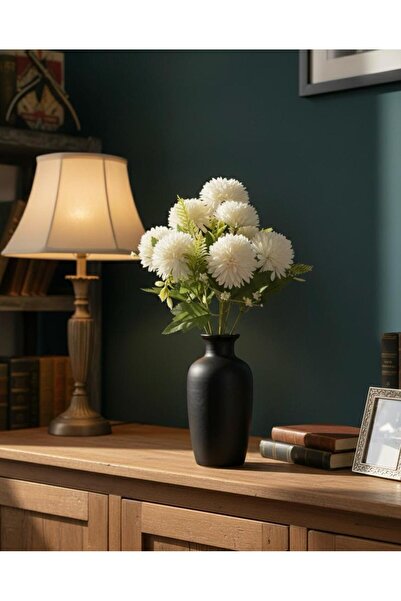 YAPAY ÇİÇEK DERYASI زهرة الكاسيمباتي الكريمية ذات التفاصيل الديكورية المكونة ...