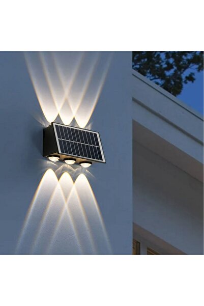 Alessandro DESIGN Външна LED стенна лампа Solaris, 6 източника на светлина, т...