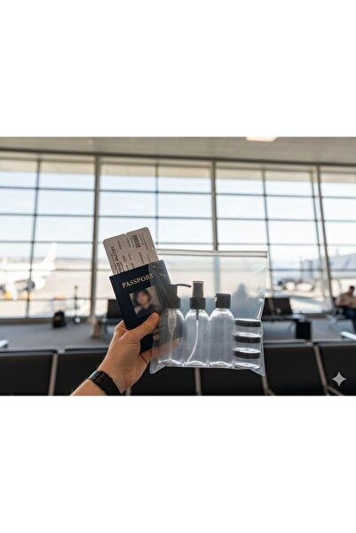 makrobay Set de călătorie de lux din 6 piese |   Set de sticle din plastic de...