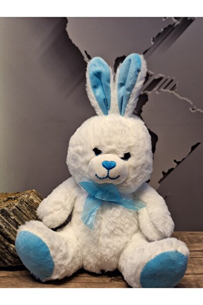 halley pof peluş oyuncak fabrikası BURNU KALPLI SEVİMLİ TAVŞAN 25cM
