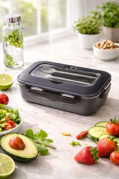 AY&ÇA HOME Taşınabilir Yemek Kabı Lunchbox Diyet, Okul Beslenme Kutusu Saklam...