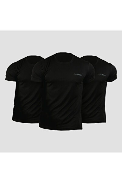 GymBeam Tricou TRN pentru bărbați, set de 3 bucăți, negru
