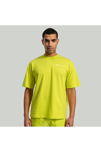 GymBeam Tricou supradimensionat Chartreuse