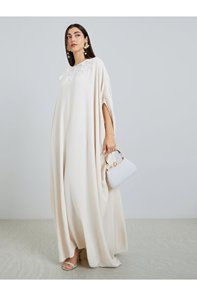 Amirah By Styli Women Embellished Maxi Kaftan