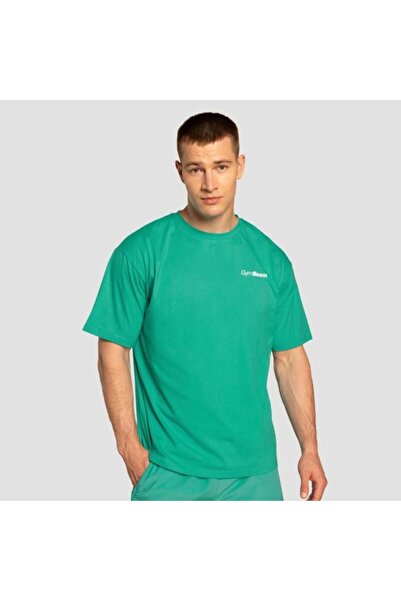 GymBeam Tricou Limitless supradimensionat Lagoon