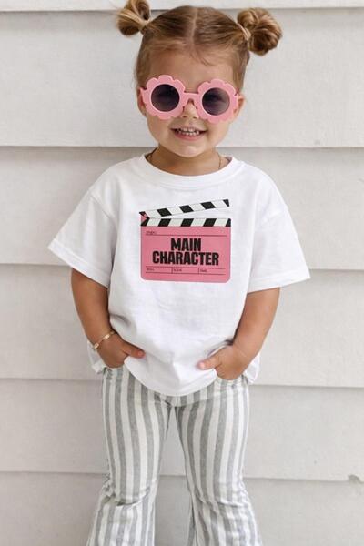 Monila Unisek dečija majica sa štampanim pamučnim vratom