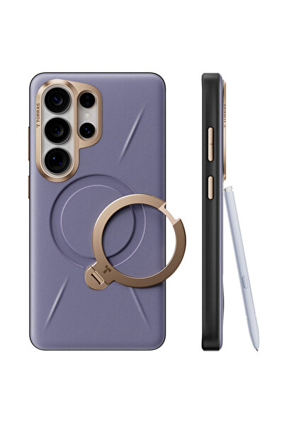 TORRAS Samsung Galaxy S26 Ultra QPRO Leather Series Case, Purple