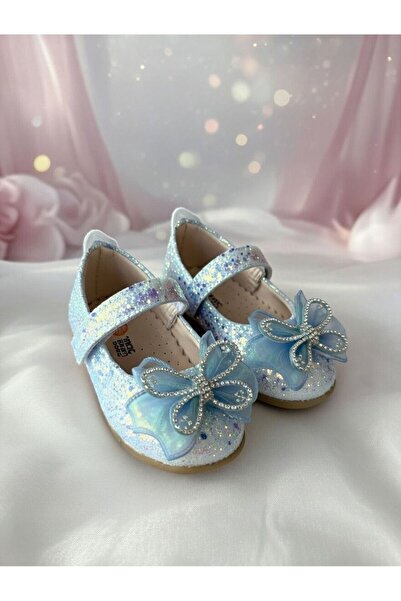 Minican Girl's Sparkling Ballerinas |   Stone Bow |   Casual & Special Occasi...