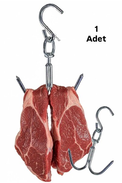 ÇEÇEN HOME (1 шт.) Металевий дворучний м'ясний гак, гак для жертвоприношення ...