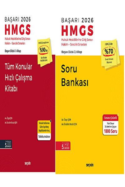 Seçkin Yayıncılık Seçkin Yayınevi Başarı HMGS Sınav Seti Konu+Soru (Özge Şen,...