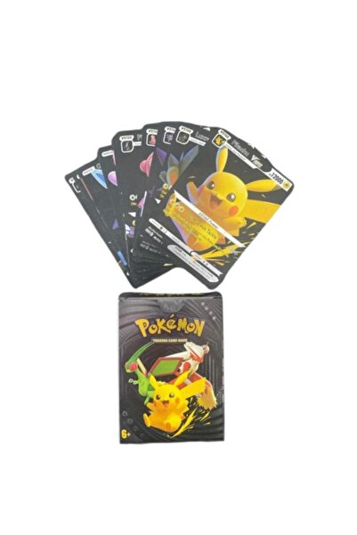 Pokemon Set de 55 de cărți cu figurine, negru, 5 ani+