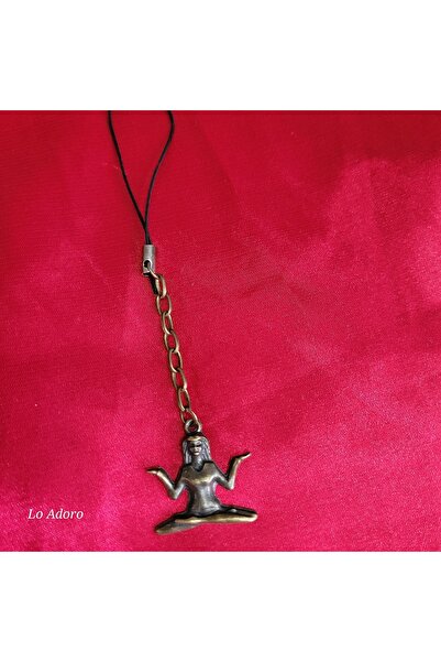 LO ADORO Breloc pentru telefon, inimă, fluture, pisică, femeie practică yoga,...