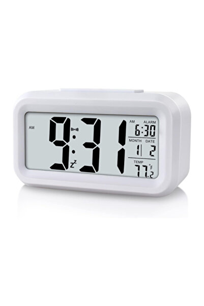 Primo Plus ساعة دينكس DX3627 الرقمية بشاشة LCD مع التاريخ، ووظيفة الغفوة، ووظ...