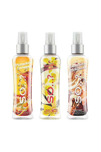 So Fragrance So…? Pistachio Caramel, Vanilla Milkshake, Chocolate Milkshake V...