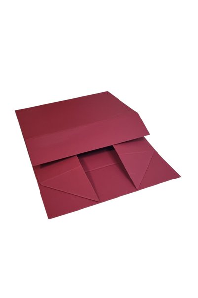 Corolla Packaging Red Foldable Gift Box with Magnetic Closure