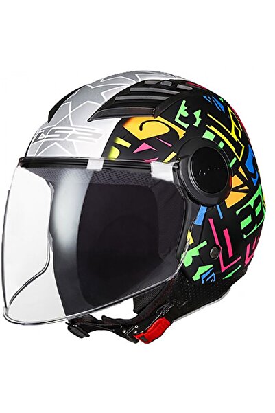 LS2 AIRFLOW2 CRISP YARIM MOTOSİKLET KASKI ECE 22.06 ve DOT