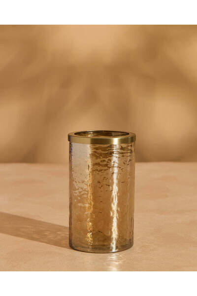 REDTAG Gold Luster Hammered Glass Tumbler