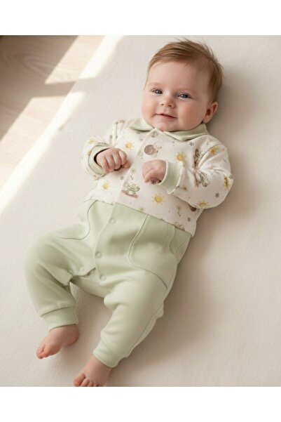 voyyo kids baby Baby Boy's Stylish Seasonal Romper with Pocket Detail and Col...