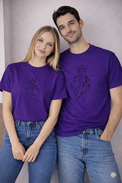LORVEX Valentine's Day February 14 Double Combination Tshirt 2-Piece Price Un...