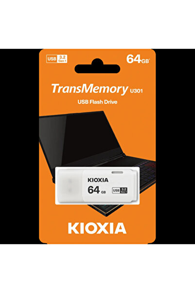 Genel Markalar Kıoxıa U301w 128gb Usb 3.2 Gen1 Transmemory Flash Disk (beyaz)