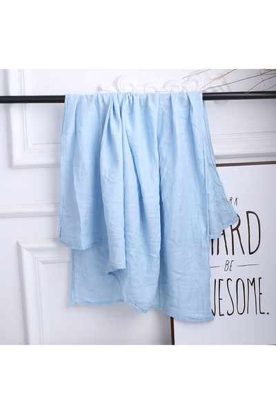 REDQUIT Paturica de infasat, din bumbac 120x120 cm Bebelusi/Copii, albastru