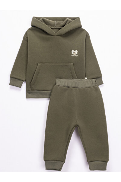 Lumbi Baby Hooded Unisex Baby 2-Piece Tracksuit Set
