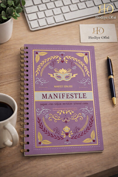 hediyeofisi Hediye Ofisi Manifest Challenge Ajandası–Olumlama,Manifestasyon v...