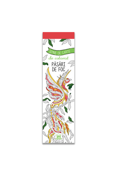 Editura DPH Semne de carte de colorat - Pasari de foc