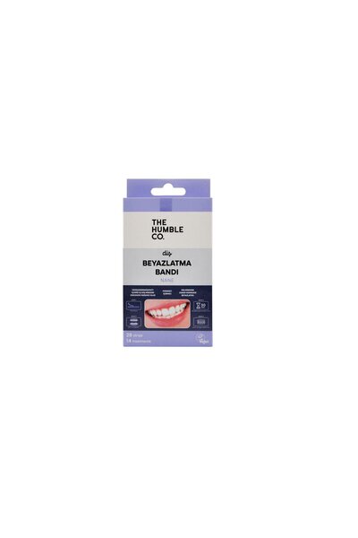 The Humble Co. Teeth Whitening Strips - Fresh Mint (28 Strips) Diş Beyazlatma Bandı Nane