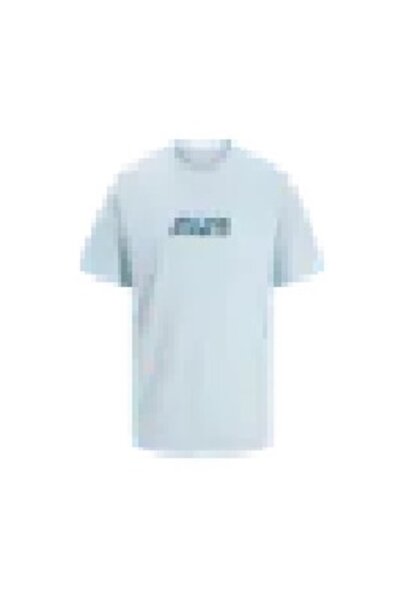 Jack & Jones JACK JONES Yazı Detaylı Bisiklet Yaka Erkek Tişört 12297844