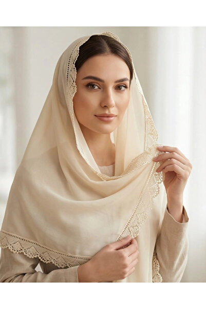 Elit Scarf MEVLÜT ÖRTÜSÜ-Bej