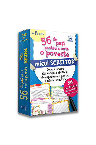 Editura DPH 56 de Pasi pentru a scrie o poveste - Micul scriitor