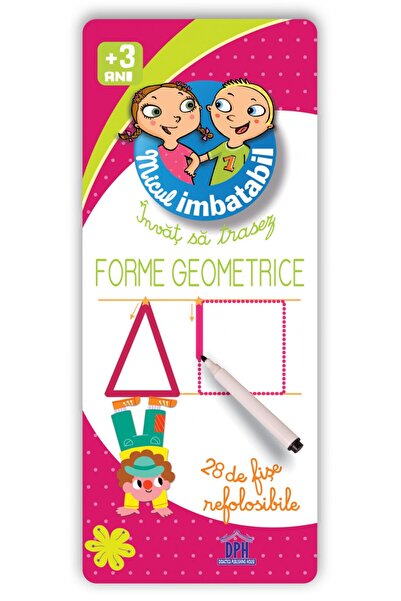 Editura DPH Micul imbatabil - Invat sa trasez - Forme geometrice