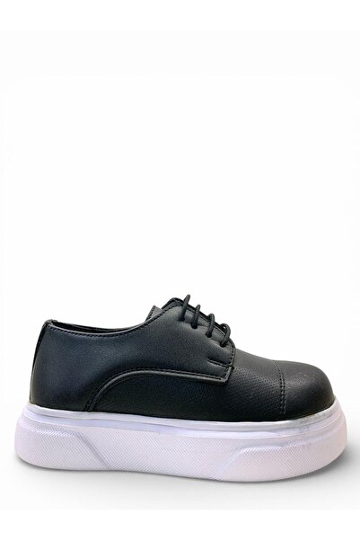 Tuğba Ortopedi 3025 Lightweight Boys' Black Classic Shoes