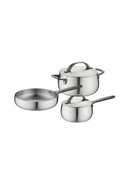 Berghoff طقم أواني طهي هوم بيلي 5 قطع باللون الأسود الدخاني