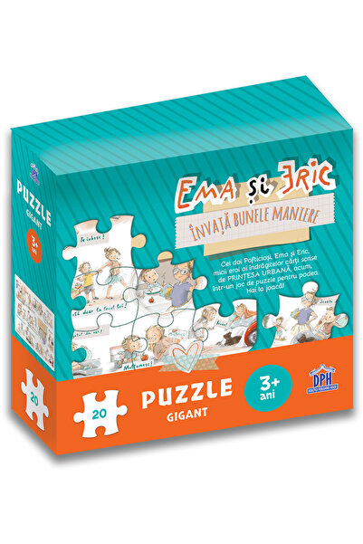 Editura DPH Ema si Eric invata bunele maniere - Puzzle gigant