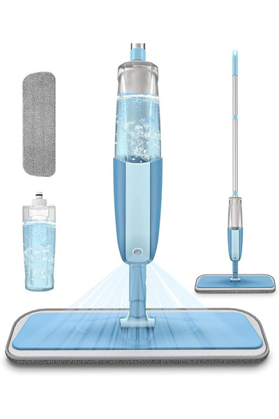 Generic ممسحة بخاخ سهلة التنظيف للأرضيات مع وسادة من الألياف الدقيقة قابلة لل...