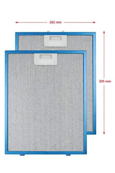 yzcpart VESTEL AD 6002 RB Davlumbaz Aspiratör Filtresi Alüminyum Uyumlu Tel K...