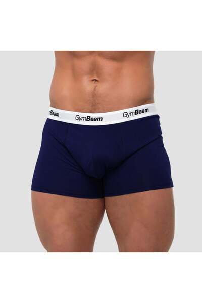 GymBeam Boxeri Essentials pentru bărbați, set de 3 bucăți, bleumarin