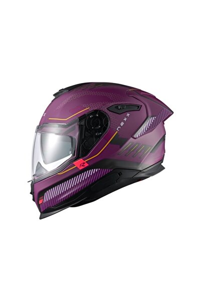 Nexx Y.100R BARON AUBERGINE MT FULL FACE MOTOSİKLET KASKI ECE 22.06 ve DOT
