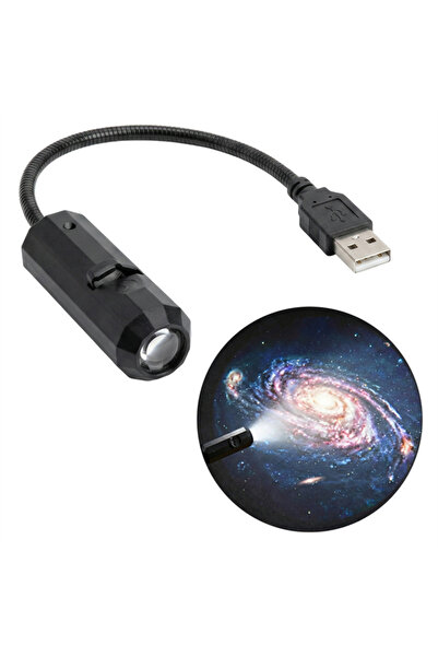 Zibox PowerMaster PM-29073 USB Oda Uzay Atmosfer Aydınlatma Projeksiyon Lambası