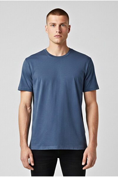 LTC Jeans Men's Mint Regular Fit Soft Texture Basic Modal Combed Cotton T-Shirt