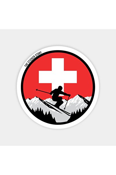 The Sticker Story. Alpine Mountains Sticker